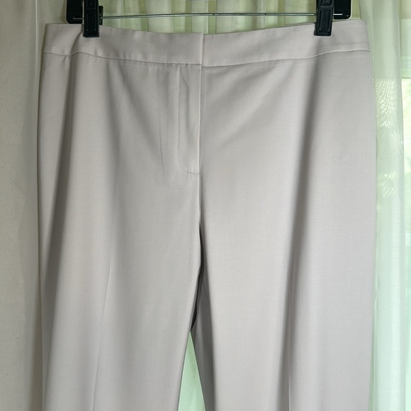 Lafayette 148 New York Menswear Pants Stretch Cotton Khaki Tan Size 10 NEW - Picture 5 of 16